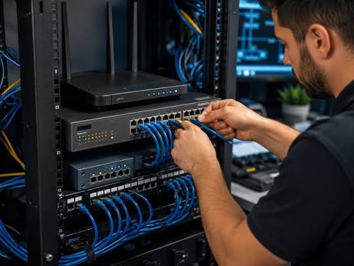 Business network and server equipment